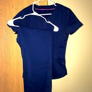 Healing Hands, Navy Blue Scrubs